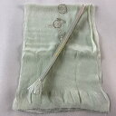 和装セット 優品 帯締め帯揚げ2点セット うさぎ 花 金糸 薄緑 正絹 和装小物 【中古】