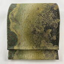 袋帯 美品 名品 葡萄 箔 金糸 金色 六通 正絹 【中古】