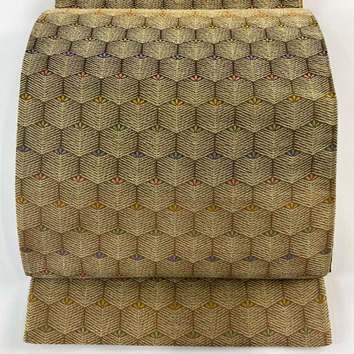 袋帯 美品 秀品 若松 金糸 金色 六通 正絹 【中古】 袋帯 美品 秀品 若松 金糸 金色 六通 正絹 【中古】