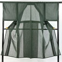 男着物 身丈137cm 裄丈67.5cm S 薄物 深緑 正絹 美品 名品 【中古】