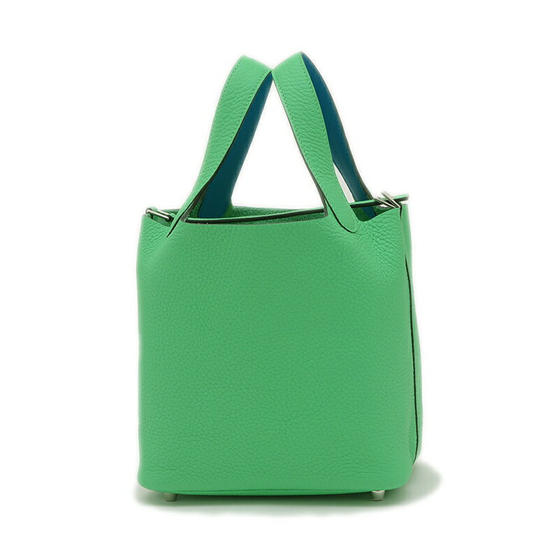 【未使用品】エルメス ピコタンロック PM 18 エクラ トリヨン ヴェールコミック シルバー金具 W刻印【..