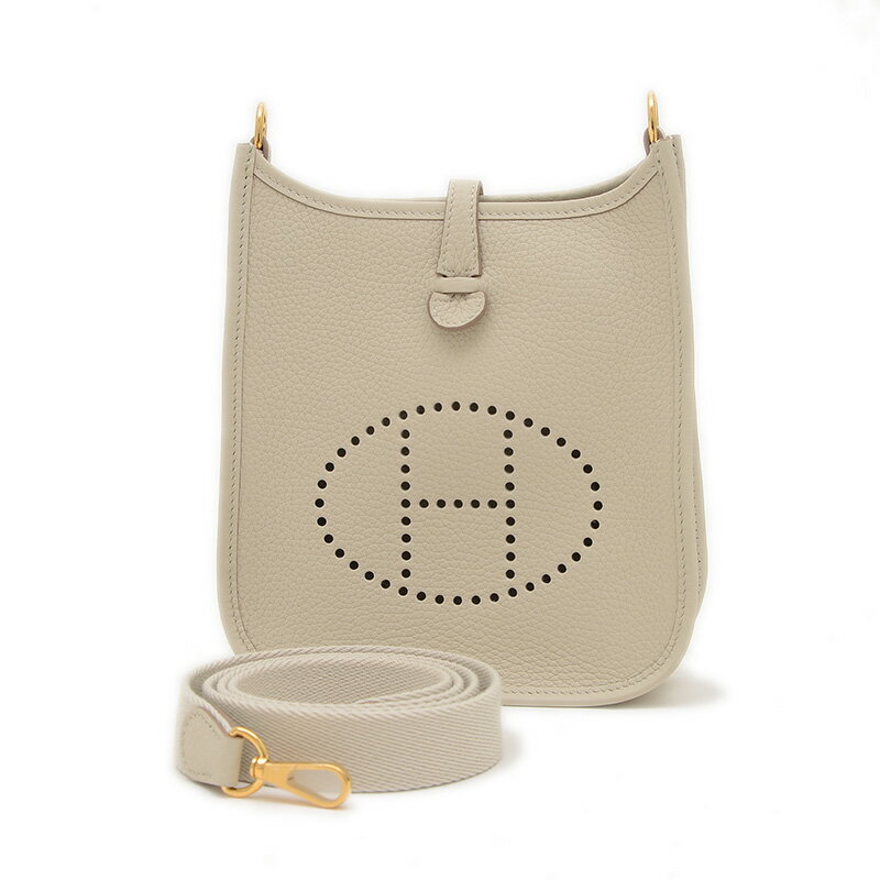 エルメス エブリンTPM トリヨン ベトン ゴールド金具 W刻印 ロングストラップ【中古】【送料無料】のサムネイル