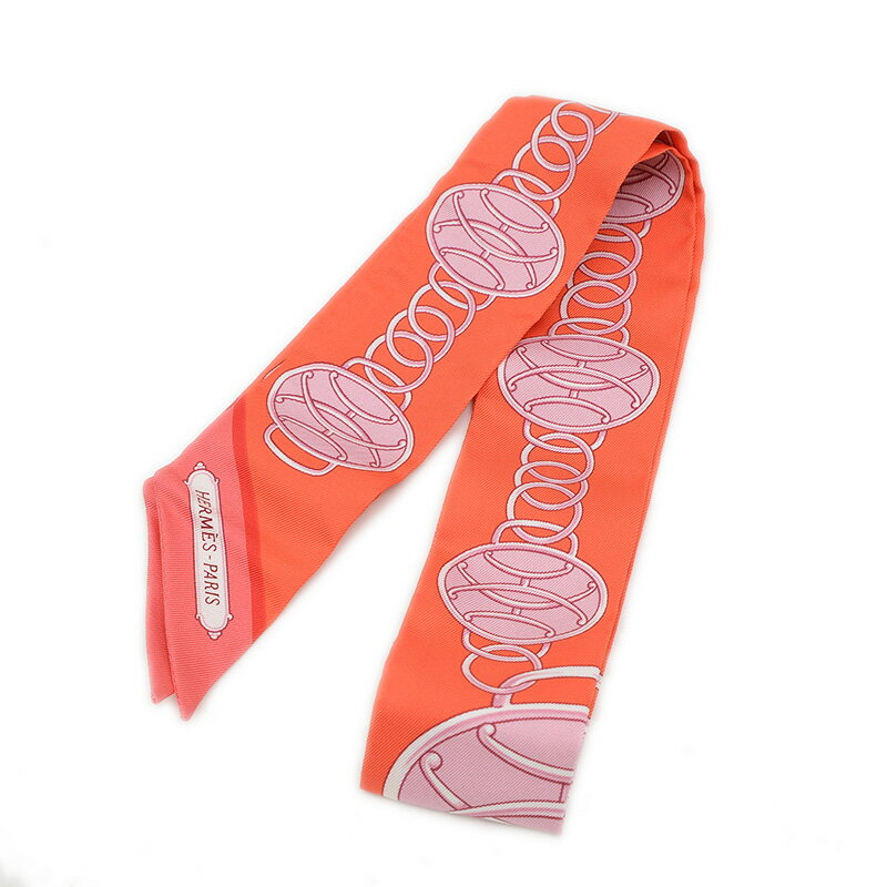 【未使用品】エルメス ツイリー スカーフ リフト プロフィール グレナディーヌ/コライユ/パルム【中古..