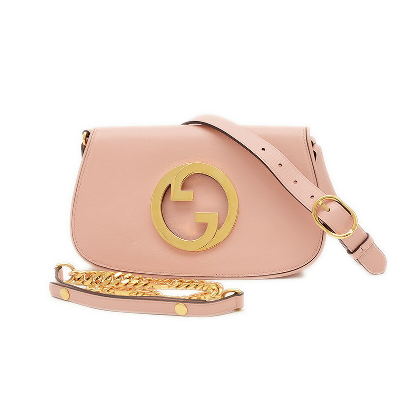 グッチ ブロンディ 2WAY セミショルダー クラッチバッグ レザー ピンク 699268【中古】【送料無料】
