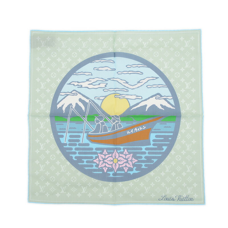 【未使用品】ルイ・ヴィトン モノグラム セット ハンカチーフ LV シティ スタンプ NIGOコラボ M96946【中古】【送料無料】