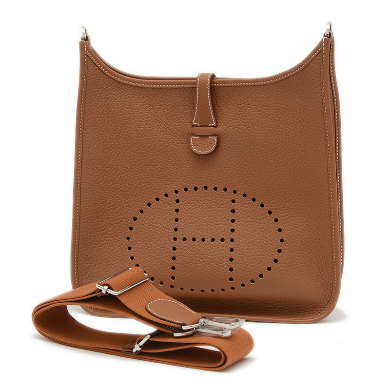 【未使用品】エルメス エブリン3 PM トリヨン ゴールド シルバー金具 W刻印【中古】 BP 【送料無料】のサムネイル