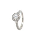 カルティエ デスティネ ダイヤリング PT950/ダイヤ 0.61ct #49【中古】 BP 【送料無料】