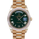 ROLEX (ロレックス) デイデイト40 228398TBR グリーン文字盤 自動巻き メンズ 40mm 【腕時計】 【送料無料】【中古】