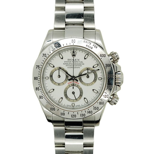ROLEX (ロレックス) コスモグラフデイトナ 116520 F番 ホワイト(アイボリーダイヤル)文字盤 自動巻き メンズ 40mm 【腕時計】 【送料無料】【中古】 ROLEX (ロレックス) コスモグラフデイトナ 116520 F番 ホワイト(アイボリーダイヤル)文字盤 自動巻き メンズ 40mm 【腕時計】 【送料無料】【中古】