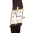Cartier (カルティエ) タンク アシンメトリック WGTA0044 シャンパン文字盤 手巻き メンズ 縦47.15mm×横26.1mm 【腕時計】 【送...