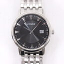 美品 CITIZEN シチズン フォルマ エコドライブ E111-S067901 黒 腕時計【中古】