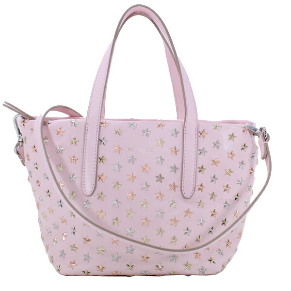 JIMMY CHOO ジミーチュウ ミニサラ スタースタッズ 2Wayバッグ ショルダー ハンドバッグ ピンク レザー キュート レディース【中古】のサムネイル