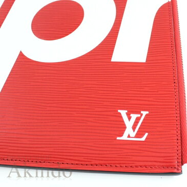 【新品】ルイヴィトンxシュプリーム クラッチバッグ ポシェット・ディスカバリー LOUIS VUITTON×Supreme エピ 赤 レッド メンズ M67722 クール セカンドバッグ ハンドバッグ LOUIS VUITTON ルイ・ヴィトン ビトン 便利 ブランド 定番 人気 プレゼント ギフト