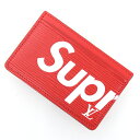 ルイヴィトン カードケース エピ 赤 ポルト カルト サーンプル シュプリーム コラボ Supreme M67712 LOUIS VUITTON ヴィトン ビトン 限定 レア パスケース 名刺入れ【新品 未使用】