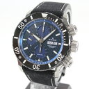 エドックス クラスワン クロノオフショア EDOX カーボン文字盤 ネイビー SS セラミックベゼル AT オートマ クロノグラフ メンズ 腕時計 0114-3...
