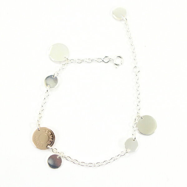 エルメス ブレスレットコンフェッティ ピンクゴールド セリエ K18 PG ピンクゴールド シルバー925 RG ローズゴールド レディース HERMES ブラ...