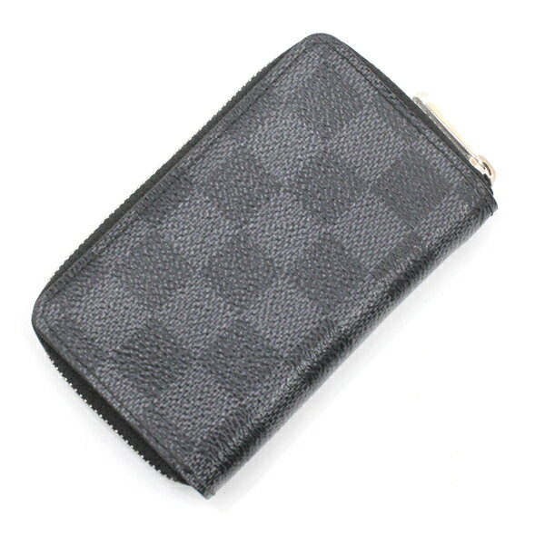 BrandShop Akindo 質屋あきんどのルイヴィトン 財布 コインケース ダミエ・グラフィット ジッピー コインパース ラウンドファスナー 小銭入れ ブラック 黒 メンズ レディース N63076 コンパクトウォレット ミニ財布 LOUIS VUITTON ビトン ブランド プレゼント ギフト【中古】｜アングル2