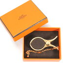 エルメス グローブホルダー フィルー ピンクゴールド ローズゴールド チェーン付き 手袋ホルダー HERMES メンズ レディース バッグチャーム プレゼント ...