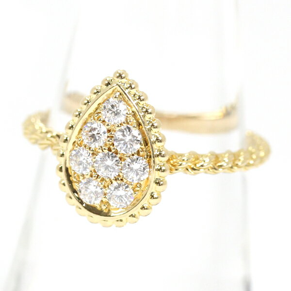 ブシュロン セルパン ボエム リング スモール K18YG 750 イエローゴールド #55 14.5号 指輪 BOUCHERON メンズ レディース エレガン...