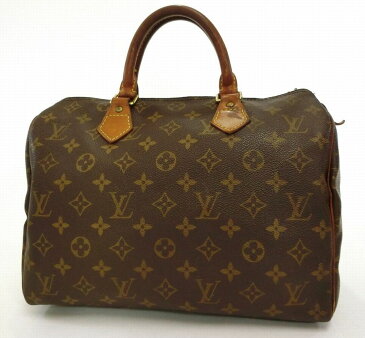 LOUIS VUITTON・ルイヴィトン スピーディ30 モノグラム ハンドバッグ/ボストンバッグ フランス製 ブランド レディース 難あり特価品 中古 19-1008