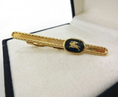 Burberry's・バーバリーホースマーク柄ネクタイピンカフスボタンセットゴールド系おしゃれスーツ小物メンズ服飾・アクセサリーブランド未使用品19-7023