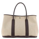 エルメス HERMES ガーデンパーティPM キャンバス/ネゴンダ ナチュラル/ブラウン バッグ 【中古】