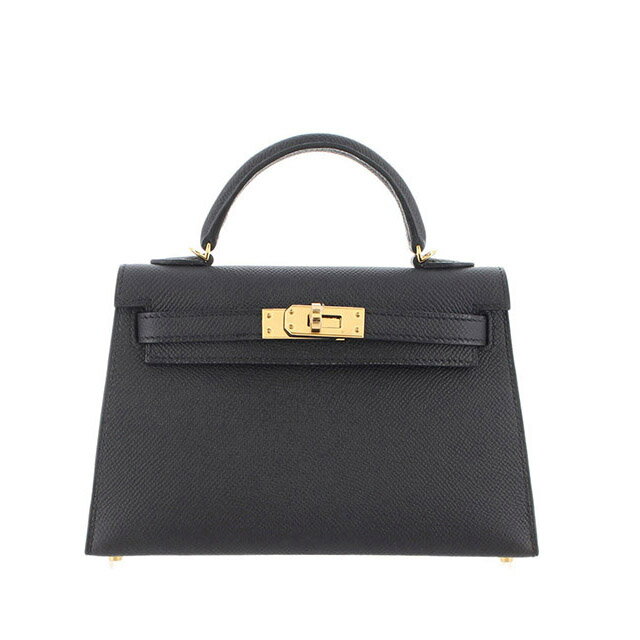 エルメス HERMES ケリー ミニ ドゥ ミニケリー ケリー20 外 エプソン 黒 ゴールド金具 K刻印 新品 バッグのサムネイル