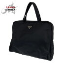 PRADA プラダ テスート ブラック 黒 シルバー金具 ナイロン B8685 ビジネスバッグ トートバッグ メンズ 404584 【中古】【中古】