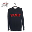 美品 Givenchy ジバンシー ロゴ ブラック 黒 ニット ニット セーター レディース 405405 