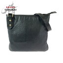 美品 GUCCI グッチ グッチシマ ブラック 黒 シルバー金具 レザー 239347 ショルダーバッグ ポシェット メンズ 408715 【中古】