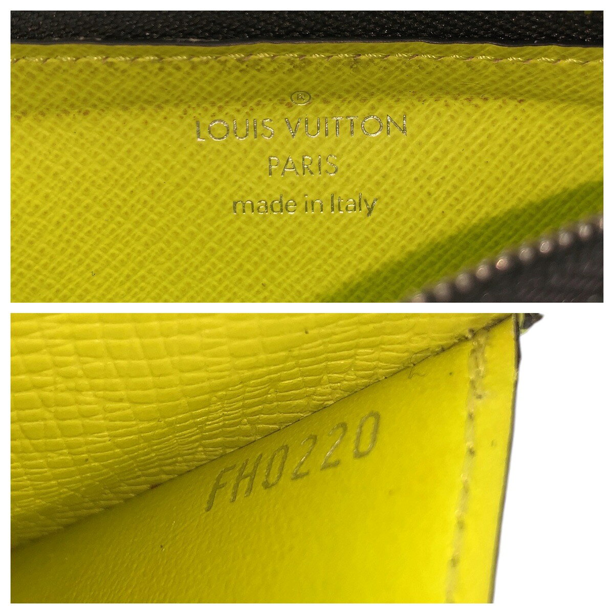 LOUIS VUITTON ルイヴィトン タイガラマ コインカードホルダー ジョーヌ イエロー ...