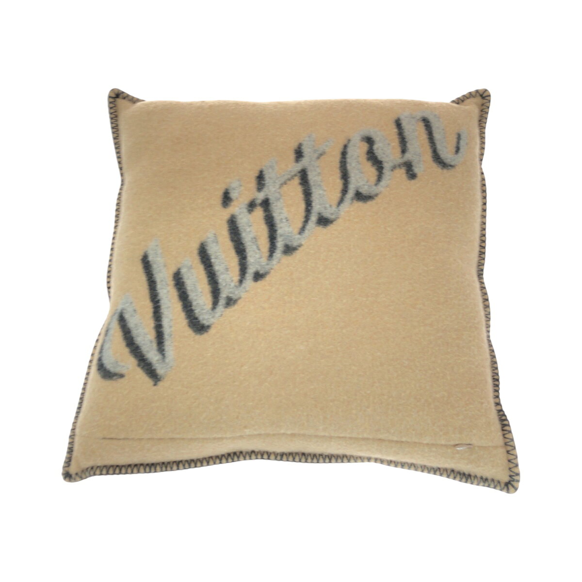 美品 LOUIS VUITTON ルイヴィトン カシミアロゴ ブラウン グレー カシミヤ R99304 インテリア クッション レディース 601857 【中古】 brandshoploop-10057987 BRAND SAMURAI サンプル画像2