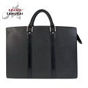 美品 LOUIS VUITTON ルイヴィトン タイガ ポルトドキュマン ロザン アルドワーズ ブラック 黒 シルバー金具 レザー M30052 ビジネスバッグ...