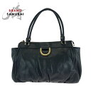 美品 GUCCI グッチ アビー ブラック シルバー金具 レザー 189831 トートバッグ ショルダーバッグ レディース 500330 【中古】