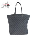美品 GUCCI グッチ ブラック 黒 GGキャンバス /レザー 31243 トートバッグ ショルダーバッグ レディース 501131 【中古】