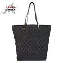 美品 GUCCI グッチ ブラック 黒 GGキャンバス /レザー 31243 トートバッグ ショルダーバッグ レディース 501182 【中古】