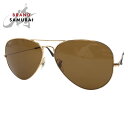 美品 Ray-Ban レイバン アビエーター ゴールド メタル RB3...(4)
