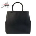 美品 GUCCI グッチ バンブー ブラック 黒 レッド レザー /バンブー 002 1059 ハンドバッグ レディース 502216 【中古】