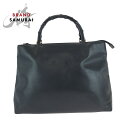 GUCCI グッチ バンブー ブラック 黒 ゴールド金具 レザー 002 2122 0507 トートバッグ ショルダーバッグ レディース 502228 【中古】(4)