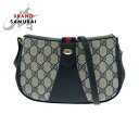 GUCCI グッチ ヴィンテージ オールドグッチ シェリーライン ネイビー グレー ゴールド金具 GGスプリームキャンバス 66 02 024 ショルダーバッグ...