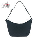 美品 GUCCI グッチ ブラック 黒 シルバー金具 GGキャンバス /レザー 32160 ショルダーバッグ レディース 503037 【中古】