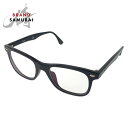 美品 Ray-Ban レイバン ウェイファーラー ブラック 黒 シルバー金具 プラスチック RB 5248A 2000 49◻︎19 140 メガネ メガネフレーム 男女兼用 メンズ 502598 【中古】