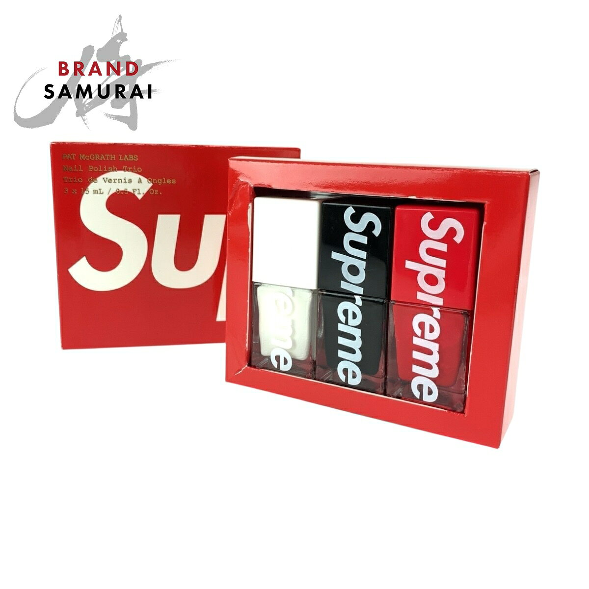 Supreme シュプリーム パットマクグラス ラブス ネイルポリッシュ トリオ レッド ホワイト ブラック ガラス ネイルポリッシュ レディース 601809 【中古】