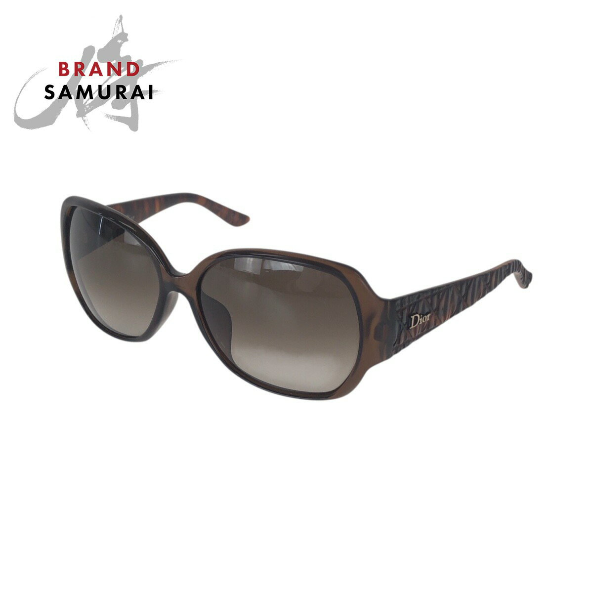 美品 Dior ディオール ブラウン ゴールド金具 プラスチック 39...(4)