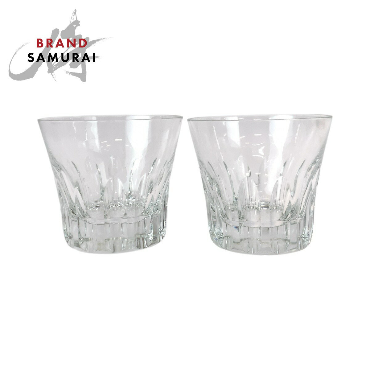 美品 Baccarat バカラ エトナ クリア クリスタル /ガラス グラス ペアグラス ロックグラ ...