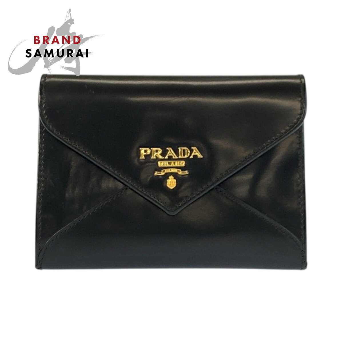 PRADA プラダ ブラック 黒 ゴールド金