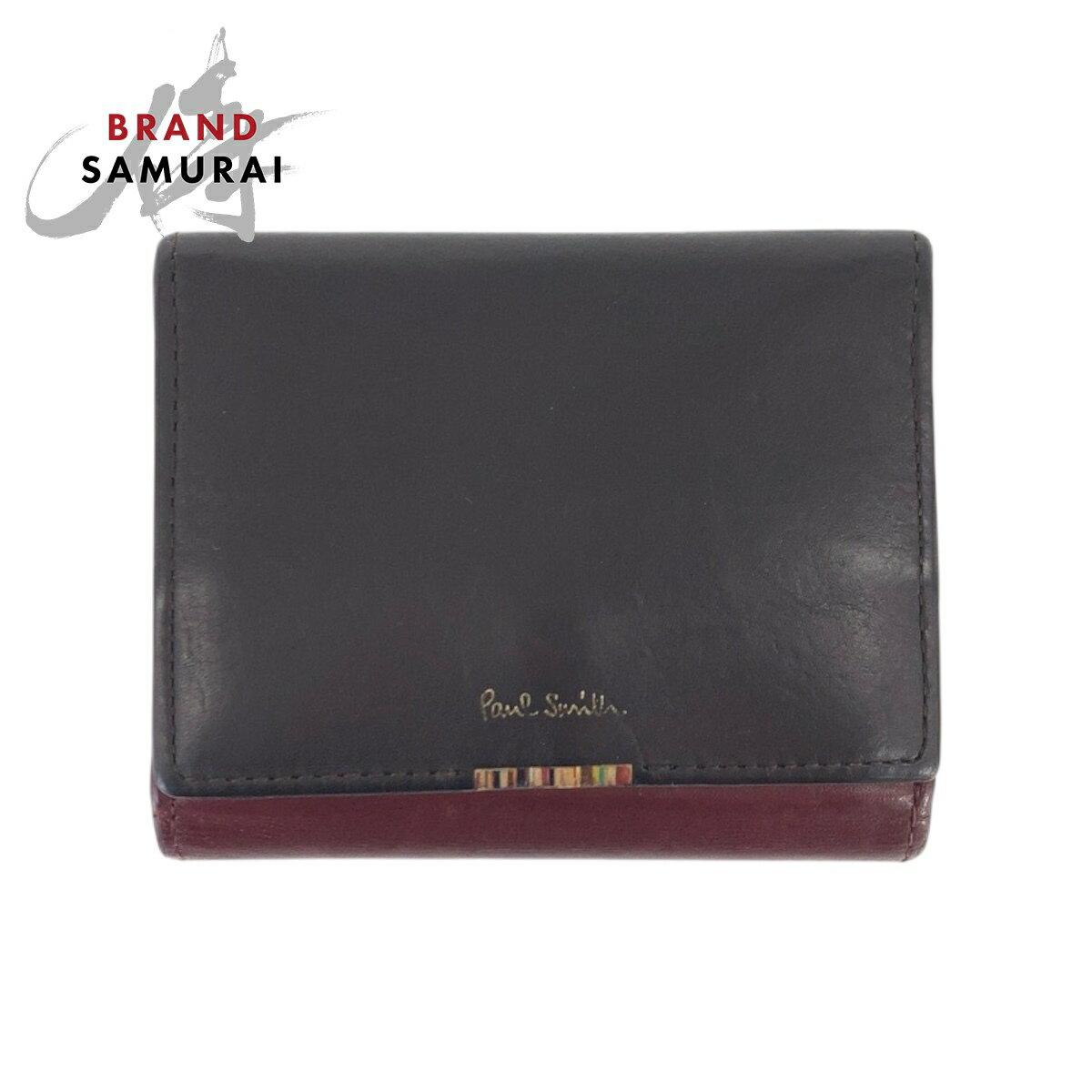 新品　未使用　ポールスミス　長財布　レザー　ボルドー　マルチストライプ 楽天市場】ポールスミス 財布 マルチストライプ（レディース財布｜財布