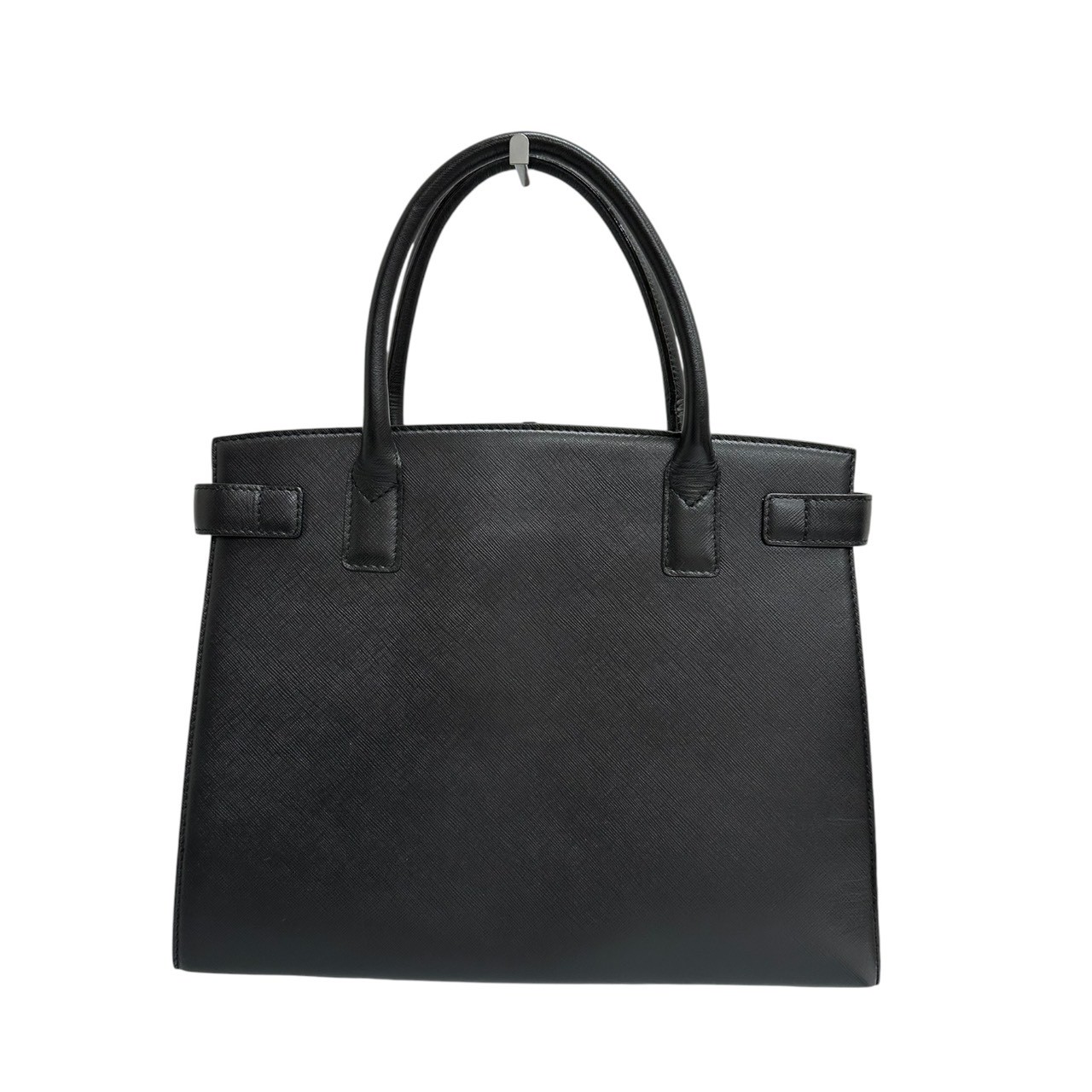 美品 BURBERRY バーバリー ブラック シルバー金具 レザー ハンドバッグ レディース S1-00139 中古 brandshoploop-10059713 BRAND SAMURAI サンプル画像2