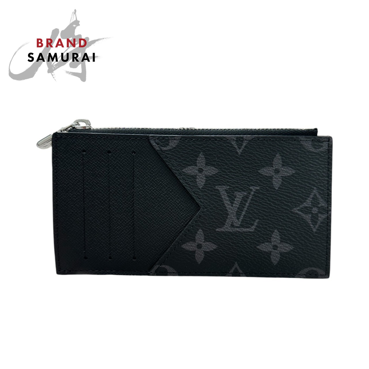 商品情報 管理番号S1-00141 ブランドLOUIS VUITTON/ルイヴィトン 型番M29656 対象メンズ カラー ブラック シルバー金具 ラインモノグラム エクリプス 生産国フランス シリアルICチップ反応あり 素材PVC サイズ W約14.5cm x H約8cmx D約1cm 仕様 開閉式：ファスナー内側： オープンポケット x 2、カードポケット x 3 付属品なし 状態ランク SA 未使用に近い ほぼ未使用品ではあるが、保管による擦れなどがある商品です LOUIS VUITTONを探す コインケース カードホルダーを探す