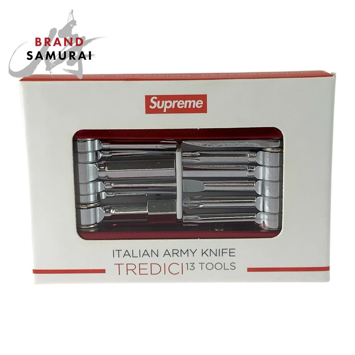 商品情報 管理番号604445 ブランドSupreme/シュプリーム 対象メンズ カラー レッド ホワイト シルバー金具 モデルBike Tool ラインSupreme×Silca 生産国アメリカ 素材スチール サイズ W約4cm x H約7cm x D約1.2cm 規格・仕様自転車工具 付属品保存箱 状態ランク S 使用された形跡が、感じられない商品 Supremeを探す その他工具を探す